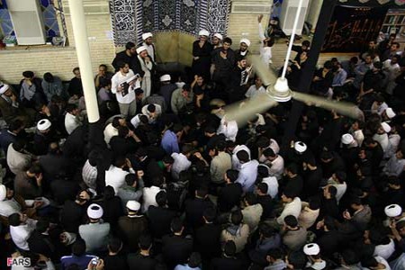 مراسم عزاداري آيت الله العظمي بهجت (ره)