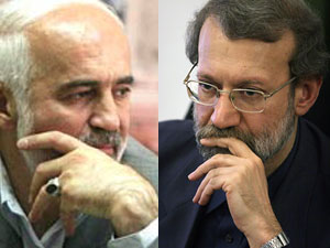 علی لاریجانی و احمد توکلی