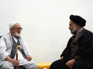 سراج الدین موسوی دردیدار با آقای منتظری سراج الدین موسوی دردیدار با آقای منتظری