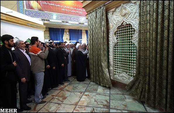 رونمایی اولین شبکه ضریح جدید امام حسین(ع)