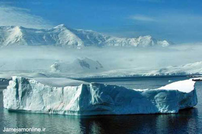منظره بخشی از قطب جنوب سردترین قاره کره زمین که تنها پایگاه‌های علمی نشانه حضور انسان در این سرزمین است. عکس ژان پل لوکوک.