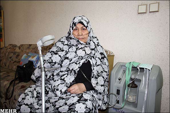زنی که هفت بار در جبهه مجروح شد(عکس) 