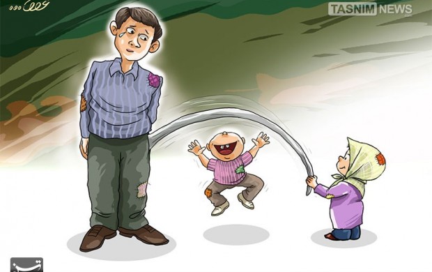 کاریکاتور/ اشک‌ها و لبخندها