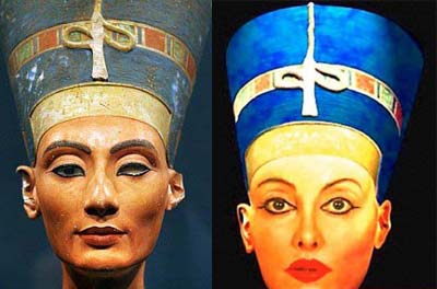 عکس: زن انگلیسی همسر فرعون شد!